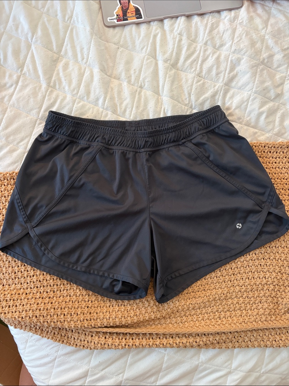 Xersion Black Women's Athletic Shorts with Elastic Waist